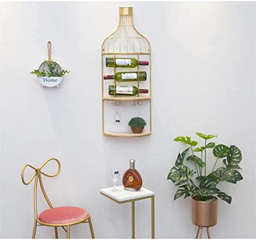 Soporte para Botellas de Vino de Madera Maciza para Pared miniatura 6