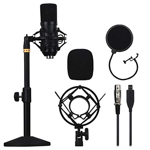 EXCEART 1 Set USB-Aufnahmemikrofon Professionelles Podcast-PC-Mikrofon Studio Nieren-Kondensatormikrofon mit… – Bild 3