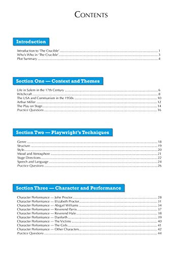 New Grade 9-1 GCSE Drama Play Guide - The Crucible...