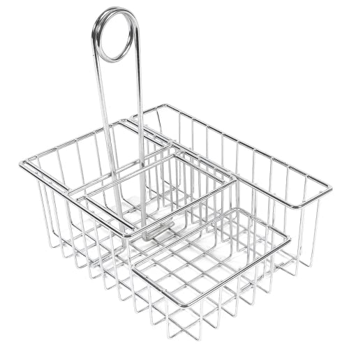 G.E.T. 4-21696 Chrome Compartment Caddy with Loop Handle, 8