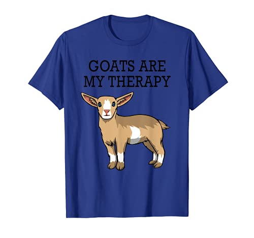 Animales de granja Las cabras bonitas son mi terapia Camiseta