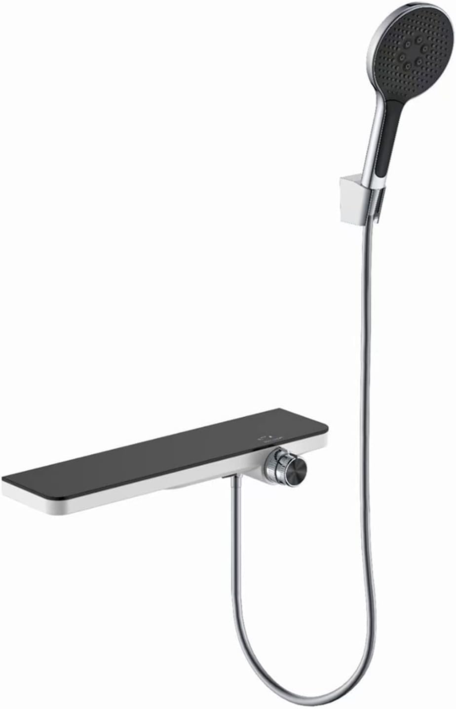GLJTUO Bath Shower Mixer, Wall Mounted Bifunctional Hot and Cold Bath Mixer Shower Tap Brass Single Lever Mixer Tub Tap for Bathroom