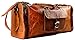 Handmadecraft "Byto" Genuine Leather Travel Shoulder Holdall Vintage Bag Brown