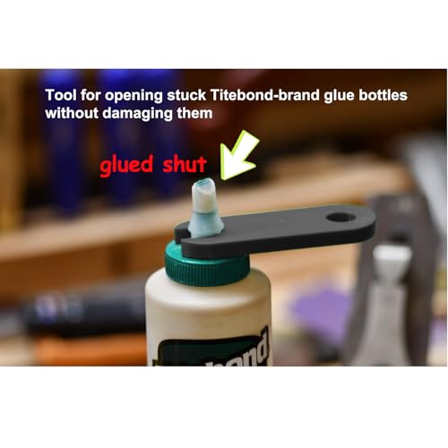 2 Pack Wood Glue Opener for Titebond 3 Wood Glue Designed to Open Glued-shut Caps - Thumbnail 2