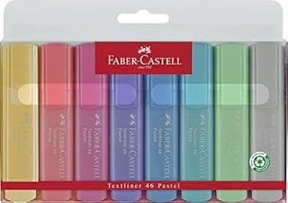 Faber-Castell Textliner 154681 Zakreślacze Pastelowe, 8 Sztuk