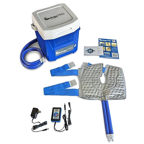 Beluga Cold Therapy Knee Ice Machine for Post-Surgery Recovery, Cryotherapy System for Pain Relief with Programmable Timer, Joint Compression Pad, Lightweight 12 Quart Cooler, Quiet Pump