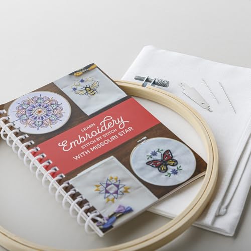 Image of Learn Embroidery Stitch by Stitch with Missouri Star Kit, Blue