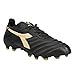 Diadora Brasil Elite 2 Tech ITA LPX Firm Ground Cleats (Black/Gold, us_Footwear_Size_System, Adult, Men, Numeric, Medium, Numeric_9)