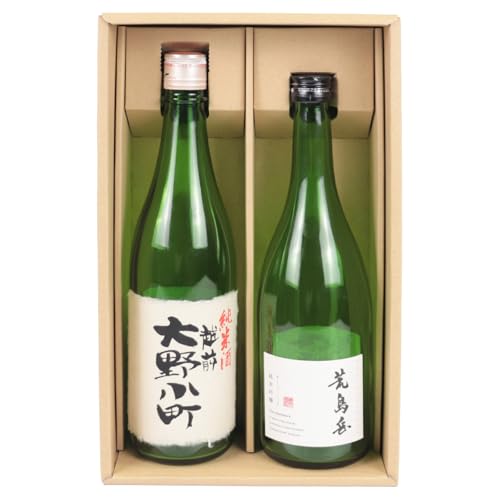 越前大野の地酒「荒島岳純米酒」「大野小町」720ml × 2本 |飲み比べ セット 地酒 宇野酒造場 真名鶴酒造合資会社 福井 北陸 純米酒 純米吟醸酒 日本酒飲み比べ