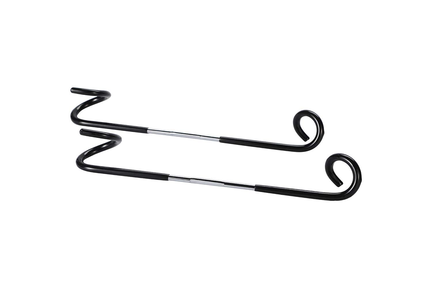 Icasa Camping Hook Hanger, 2 Set of Multi-Purpose Camping Light/Lamp Hook, Outdoor Equipment,Strong Hanger for Camping, Travel Adventure Tool, Sports Accessory, Organizing Gadget, Black