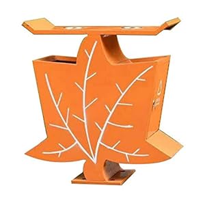 Gek208130 Ahornblatt Mülleimer mit 2 Aschenbechern