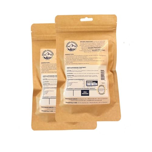 Krisen-Proviant - 2er-Set Vanille-Pudding instant, Notvorrat/Notration 5 J. MHD, Survival Food Prepper Outdoor Notfall Nahrung