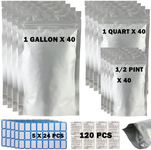 120-pack Stand Up Mylar...
