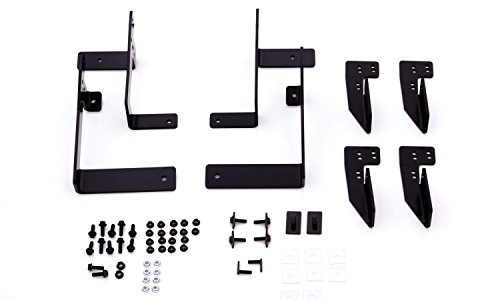 Lund 318038 Tube Step Running Board Brackets For 2015.5-2018 Dodge Ram 1500 Crew & Quad Cab , Black #TOP12