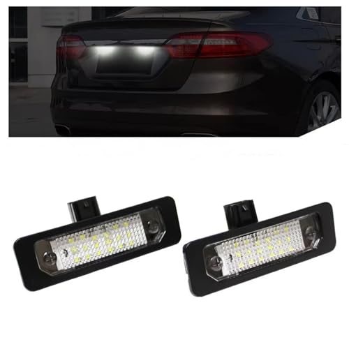Luz de Matrícula Canbus 18 LED para Ford Mustang Focus y Taurus 2 Piezas 2