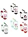 Peppa Pig George Boys 6 pack Socks (2-4 Toddler (Shoe: 4-7), White/Multi Quarter)