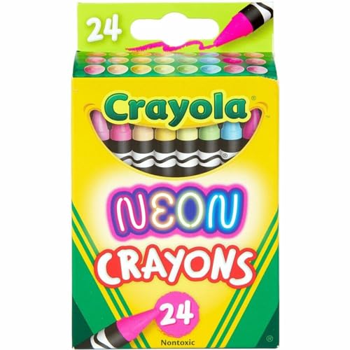 Crayola Neon Crayons, Back To School Supplies, 24 Count - image 7
