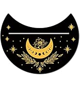 Bois Triple Lune Support en Bois Tarot Carte Bougie PréSentoir