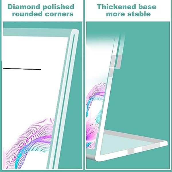 LQSXJGRT 10 Packs Acryl Bord Houder, Duidelijke Tafel Display Stand, Menu Flyer Houder, Voor Office Store Restaurant Vergaderingen, Dikte 3Mm,Vertical,B6