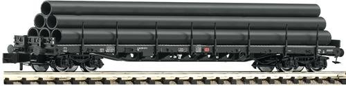 Preisvergleich Produktbild Fleischmann 826809 Rungenwagen Bauart Rs 684 mit Röhrenbeladung, DB AG