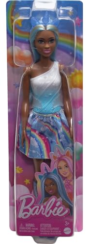 Muñeca Barbie Unicornio con Cabello Azul y Accesorios miniatura 6