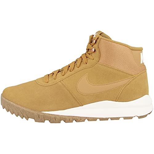 Image of Nike Hoodland Suede Mens Boots Haystack/Sail/Gum Light Brown 654888-727 (9.5 D(M) US)