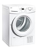 Lautstärke: 69 dB Amica WTK 14312 W Wäschetrockner/B / 8 kilograms