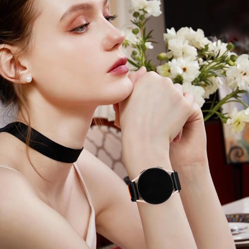 Mugust Correa de Nylon 22 mm para Smartwatch Veryfit miniatura 6