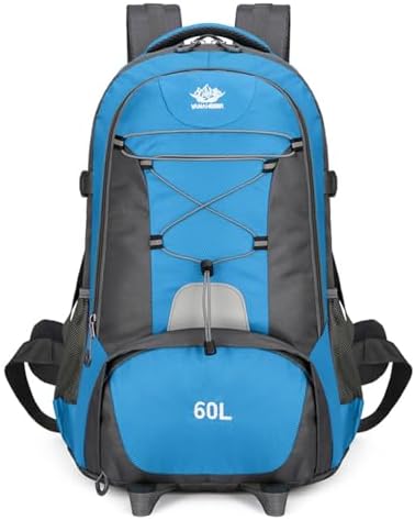 HUIOP 60L Hiking Backpack, Travel Backpack with Anti-splash Fabri...