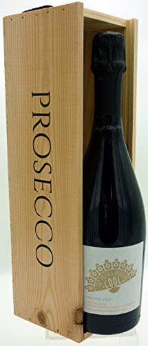 'Proper Fizz' Prosecco Extra Dry 75cl in a Wooden Gift Box