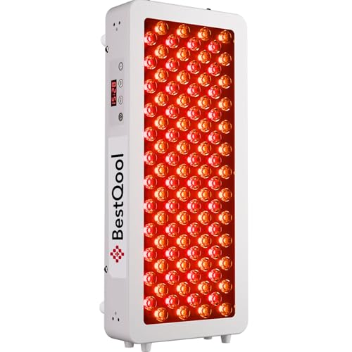 BestQool Red Light Therapy for face Body 4 Wavelengths Infrared Red Light Therapy Panel 100 Elite Grade Dual Chip LEDs High Power Infrared Light Therapy Lamp Modular Design. 160W