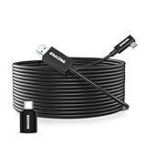 Gracerg Link Virtual Reality Headset Fiber Optic Cable for Oculus/Meta Quest 2/1 and PC/Steam - 16FT