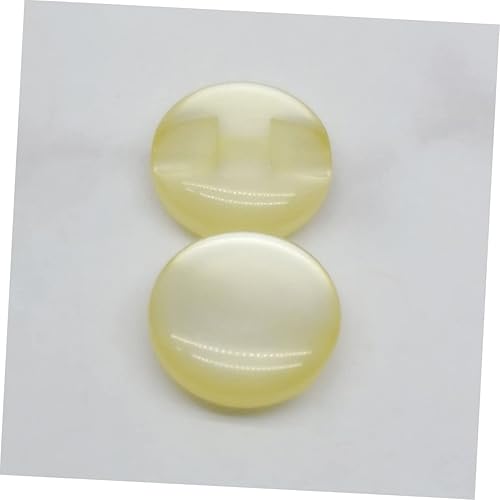 Miniatura 2 de SEWACC Cesta en forma de hongo, 100 unidades, botones de costura, botones de perlas de color caramelo, accesorios de ropa, botones hechos a mano,