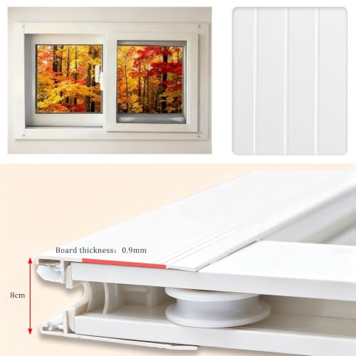 Ventana corrediza de aluminio 101x33cm con cristal templado para tejado 5