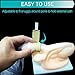 Male External Catheter Strap Leak Free Penile Clamp Fully Adjustable Urinary Sheaths Fixer Band for Prostate Surgery Prostatectomy Reusable Washable Incontinence Supplies(Pack of 10)
