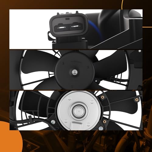 Image of maXpeedingrods 621444 A /C Condenser Cooling Fan for Honda CR-V 2010-2011 | Single Fan Passenger Side 38616REZA01 HO3120107 14470962