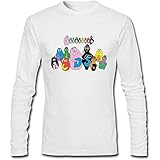 barbapapa t shirt kinder Regular Fit Ysdetf ATT97 Barbapapa Logo Men\'s Long Sleeve T-Shirt L