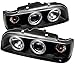 Spyder Auto 5012289 LED Halo Projector Headlights Black/Clear