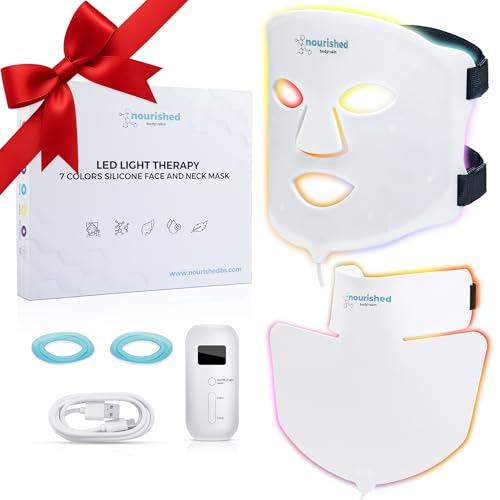Nourished Bodynskin LED Light Therapy Face & Neck Mask -