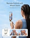 TELESIN Magnetic Mini Selfie Stick, Phone Tripod for iPhone 17 16 15 & Android, Portable Pocket-Size Phone Stand with Zoom Remote Control, Mag-Safe Tripods for Desk/Solo Travel/TikTok Content Creation