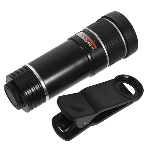 OSALADI 倍ズーム 外付けスマホ望遠レンズ カメラレンズ クリップ付き コンパクト設計 遠距離撮影 旅行 イベント 観察用 便利な三脚対応 ほとんどのスマートフォンに適応