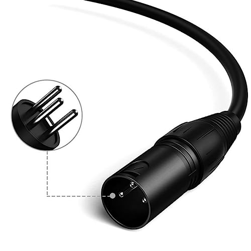 Adaptador divisor de audio XLR 30 cm macho a hembra miniatura 5