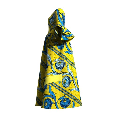 Image of iooiooi Womens African Print Party Maxi Dress Tradition Dashiki Ankara Long Dress & Headwrap
