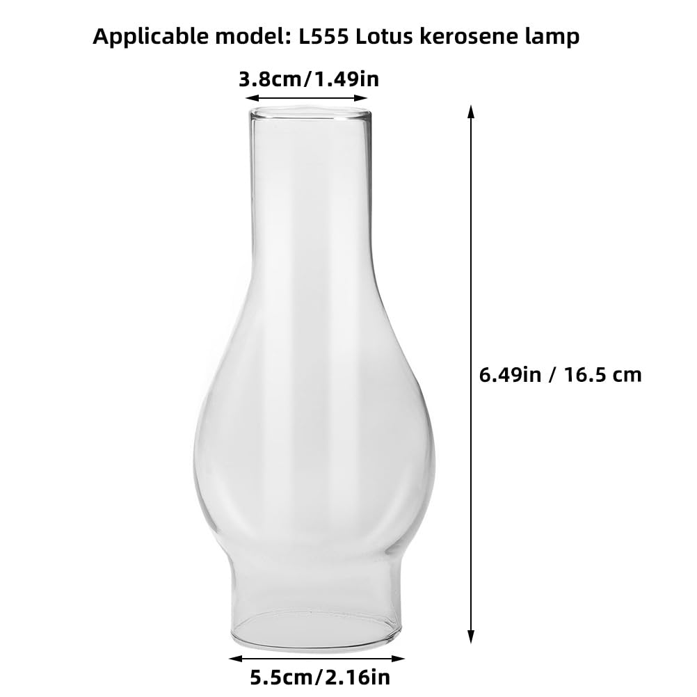 Paralume Vetro Di Ricambio Per Lampade Da Tavolo