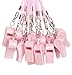 DYBADYSA 20 Pcs Light Pink Plastic Loud Whistles with Lanyard for Referee Coaches Basketball Football Sports Training Game Event Lifeguard Survival Emergency Fun School Kids Tool Set Suppliers