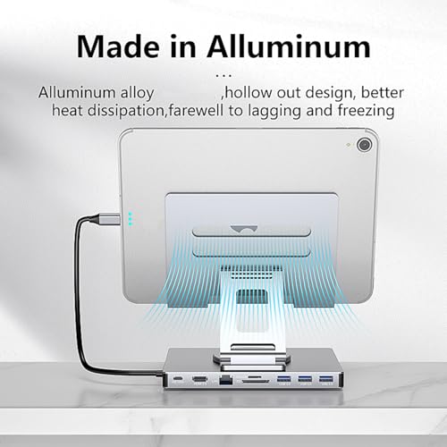 Base plegable para laptop con puertos y carga 100W miniatura 5