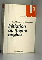 Initiation au thème anglais 2200321120 Book Cover