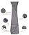 PATIOASIS Ouside Heater Cover Waterproof, Standing Patio Heater Covers with Zipper 89 inch High Waterproof UV-Resistant 600D Ripproof Fire Sense Outdoor Heater Cover