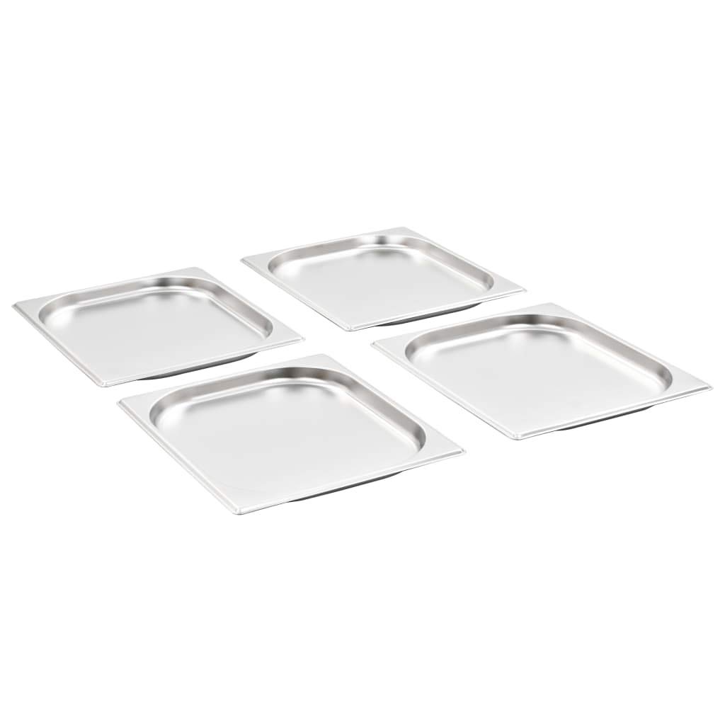 Accesorios para electrodomésticos de cocina Gastronorm contenedores 8 piezas GN 1/2 20 mm acero inoxidable hogar y jardín