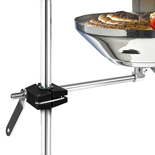 Rundes Schienengrill-Montagezubehör-Set für Standardschienen von 2,2 cm oder 2,5 cm, kompatibel mit allen Magma Marine Kugelgrill A10-080